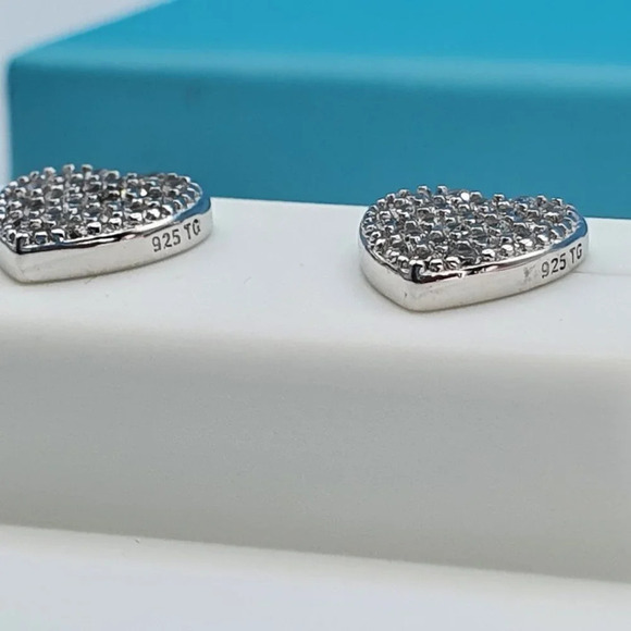 "925 Sterling Silver CZ Beautiful Earrings for Women, 1USPAR4229 - Picture 4 of 11